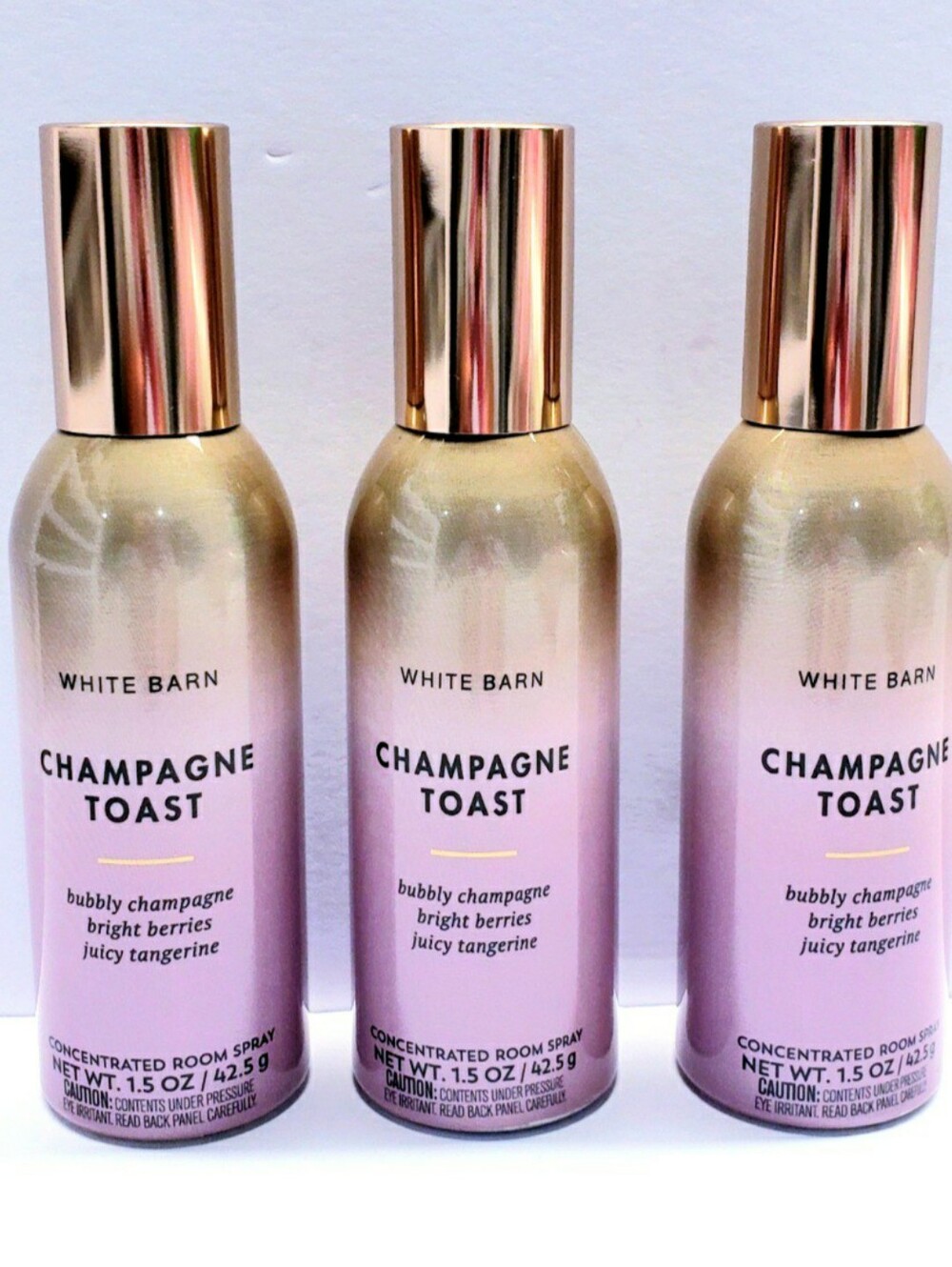 Bath & Body Works CHAMPAGNE TOAST Concentrated Room Spray (3 pcs)